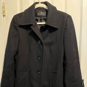 Woman’s Wool Blend Pea Coat Fully Lines Size M Collection By Gallery